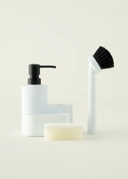 Clean Sıvı Sabunluk Seti Beyaz