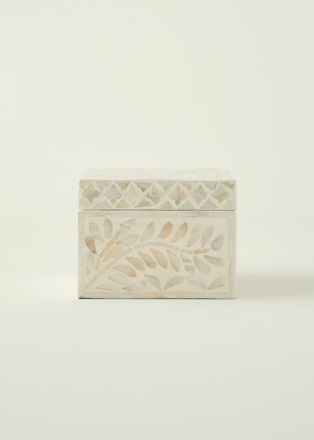 Pearl Dikörtgen Kutu Bej (25x16x12 cm) - 2