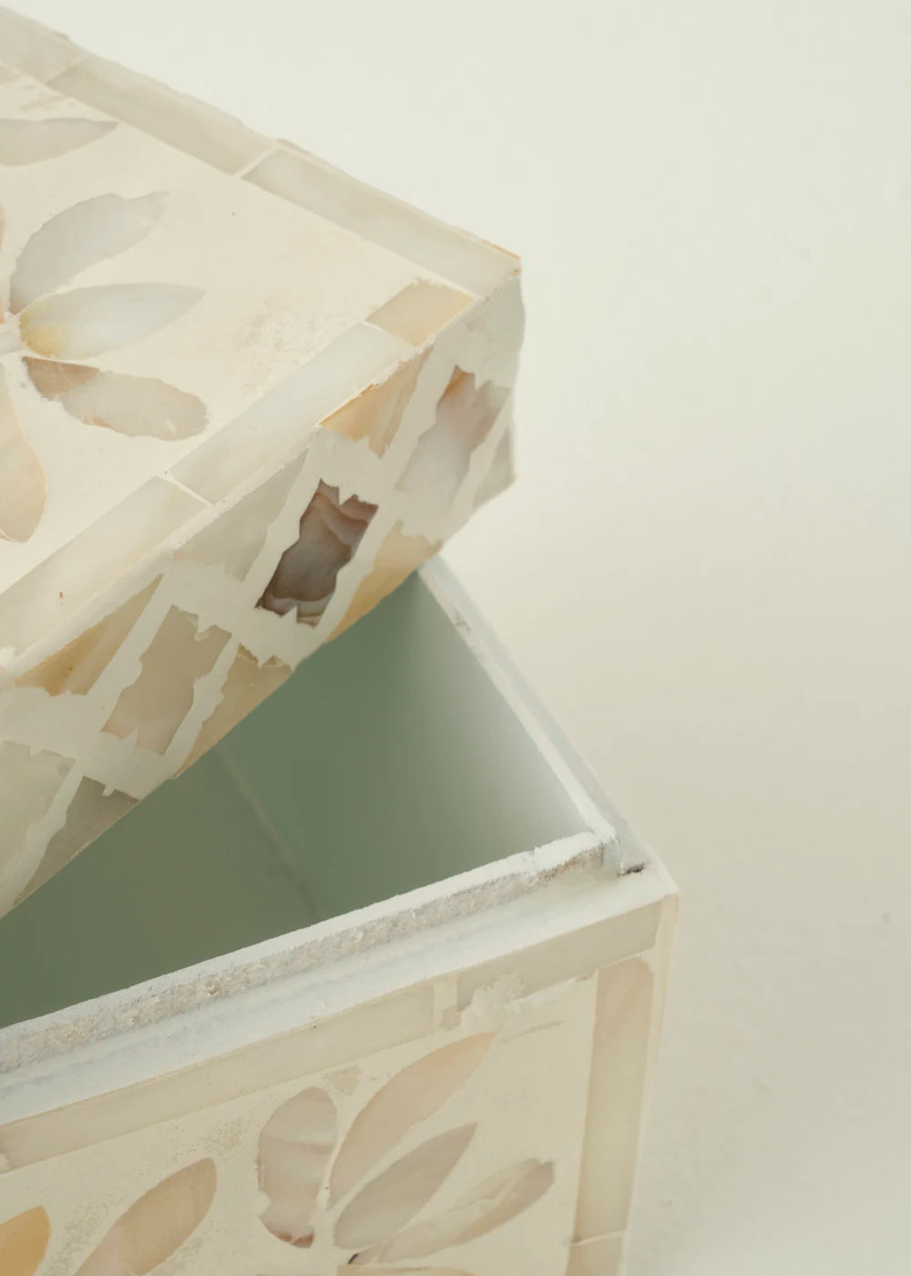Pearl Dikörtgen Kutu Bej (25x16x12 cm) - 3