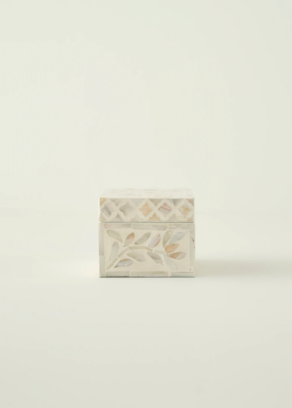Pearl Dikörtgen Kutu Bej (25x16x12 cm) - 21x12x10 cm - BEJ - 2