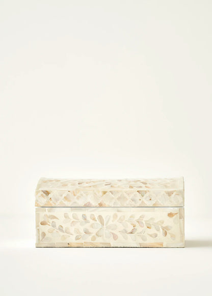 Serene Dekoratif Kutu Bej (25x15x12 cm)