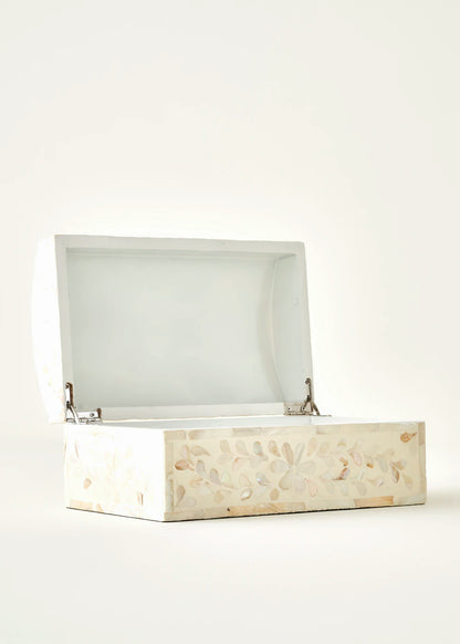 Serene Dekoratif Kutu Bej (25x15x12 cm)