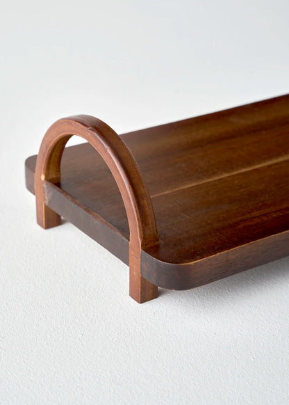 Corin Dekoratif Tepsi Naturel (40x20x8 cm)