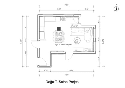 D.T. Salon Tasarım Projesi
